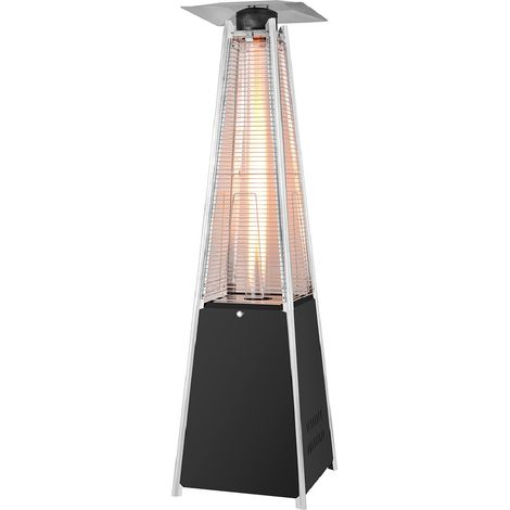 Stufa Fungo a Gas Riscaldatore Esterno a Fiamma 13 kW vano per bombola 15 kg  Piramidale  Piramidale Patio Heater, Giardino, Terrazzo, Bar