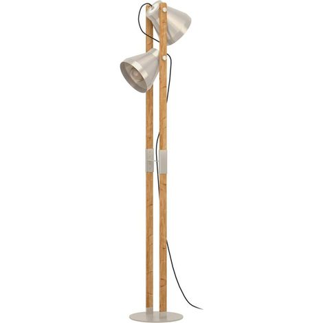 [GEBRAUCHT] B-Ware Eglo Stehlampe Leuchte Cawton Höhe 1345 cm Stahl braun 2flg Stahl (1/2)