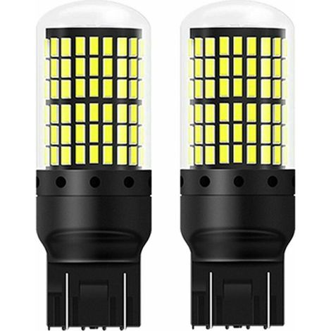 2pcs T20 W21w 7443led Canbus Led Car Bulbs Brake Turn Light White 3