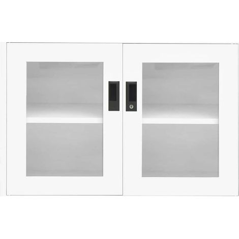 Maison Exclusive - Armadio per Ufficio Bianco 90x40x70 cm in Acciaio