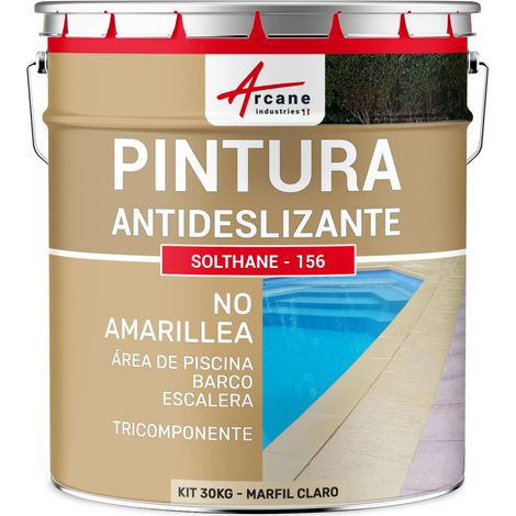 Pintura antideslizante exterior: para suelos y borde de piscina - SOLTHANE - 156