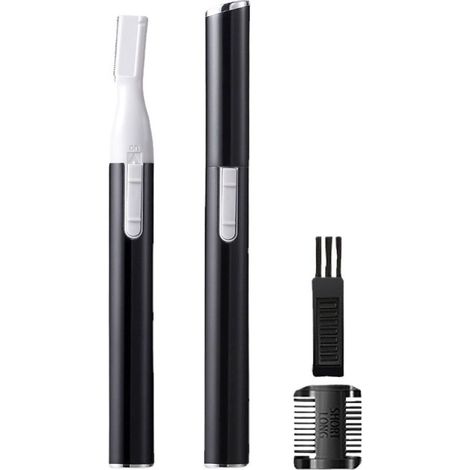 Rasoir à sourcils multifonctionnel – tondeuse à sourcils – rasoir facial – tondeuse à poils de nez – tondeuse à sourcils – outil d'épilation du visage – design portable (1/5)