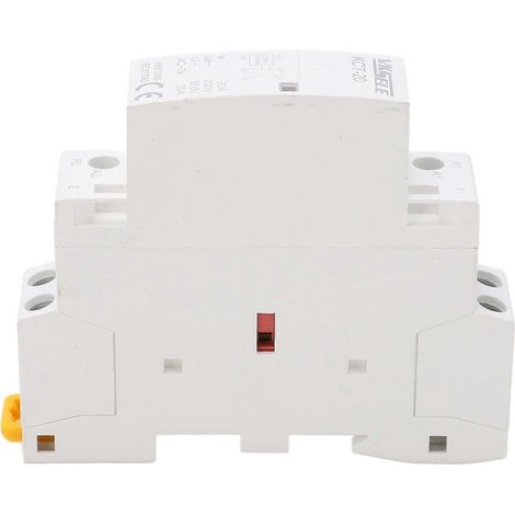 Contacteur bipolaire 20 A, bon contact, montage sur rail, contacteur miniature pour usage domestique, 200 V (1/4)