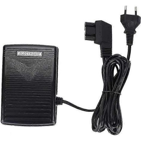 Pédale et cordon d'alimentation 220 V pour machines à coudre circulaires Bernina 830, 831, 800, 810, 811, 817 (ROG) - Parfait