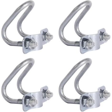 4 U-clamps for warehouses and stores, 25x25mm (1/5)