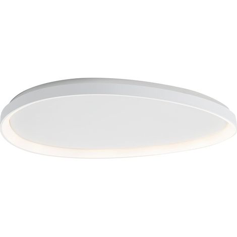 Plafoniera led a sospensione o soffitto 3000k 30w bianca rossini lou004b (1/3)