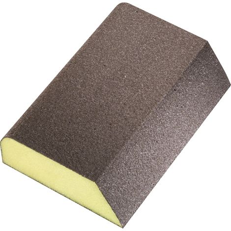 SIA Schleifblock Kombi 7990 hart Farbe gelb/fine 98 x 69 x 26 mm