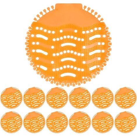 12PCS Écran D'Urinoir, Urinal Screen Desodorisant Urinoir avec Parfum, Ecrans Pour Urinoir Filtre à Urinoir, Tapis d'Urinoir Tamis à urinoir Tapis d'Urinoir pour Urinoir et Salle de Bain (1/5)