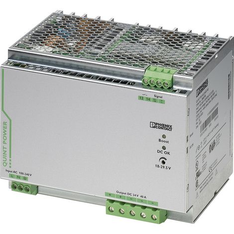 Phoenix Contact 2866789 Hutschienen-Netzteil (DIN-Rail) 24 V/DC 40 A 18 W Anzahl Ausgänge:1 x Inha
