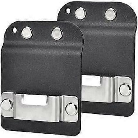 Lot de 2 supports de ruban à mesurer pour ceinture, clip de ceinture discret, compatible avec les ceintures porte-outils jusqu'à 5 cm (2 pouces), accessoire pour ruban à mesurer (1/5)