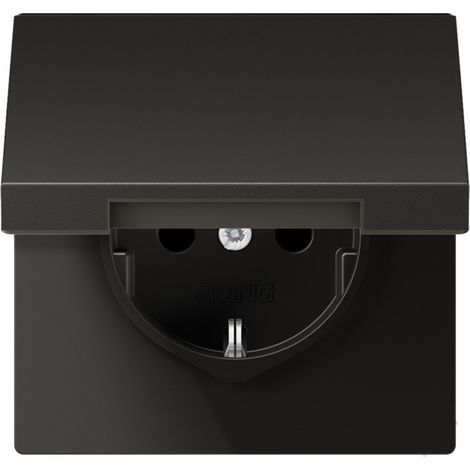 Jung SCHUKO-Steckdose 16A 250V Klappdeckel AL 1520 KL AN (1/2)