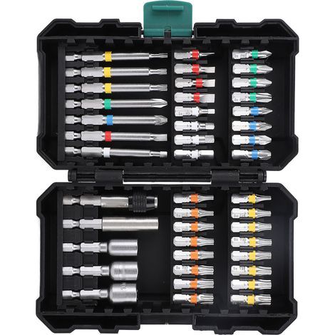 Schlagschrauber-Bit-Set, magnetischer Hochleistungsschraubendreher aus legiertem Stahl mit Aufbewahrungskoffer (1/5)