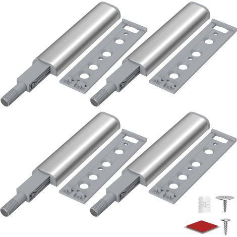Push-to-Open-Set mit 4 Push-to-Open-Türöffnern für Türen, Möbel, Schubladen und Magnetverschlüsse