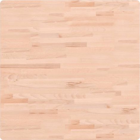 Tablero de mesa cuadrado de madera maciza de haya 80x80x2,5 cm vidaXL (1/5)