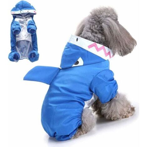 QORVA-Imperméable canard mignon pour petits chiens (Bleu M)-Fei Yu (1/4)