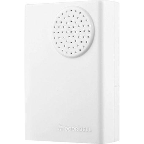 Timbre con cable, volumen alto (120 decibelios) - no requiere pilas, fácil instalación. (1/5)