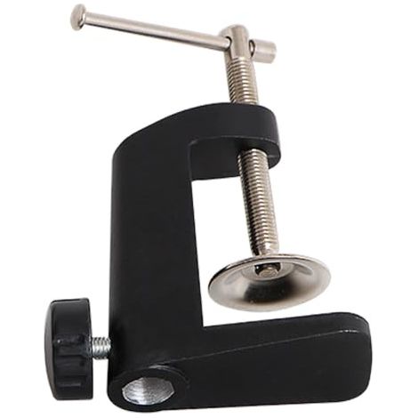 2pièces Clip Table Métallique Accessoire Support Pour Lampe Bureau Fixation Solide Et Pour Maison Et Bureau Style Renforcé (1/5)