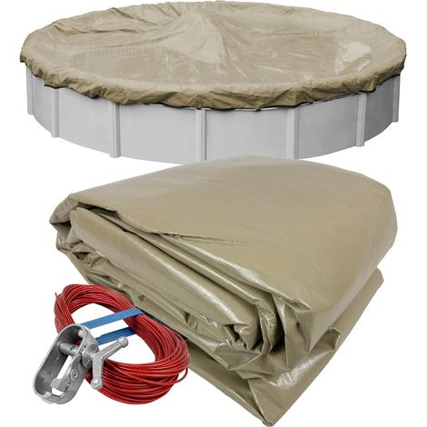 Bâche de Protection pour Piscine hivernale 8,5 m (1/5)
