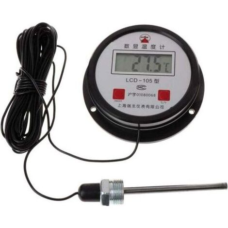 BUNTHAUS PA Termómetro digital industrial de alta temperatura con sonda de 10m (1/5)