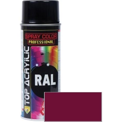 TOP ACRYLIC spray acrilico rojo vino ral-3005 400ml , 0UNIDADES