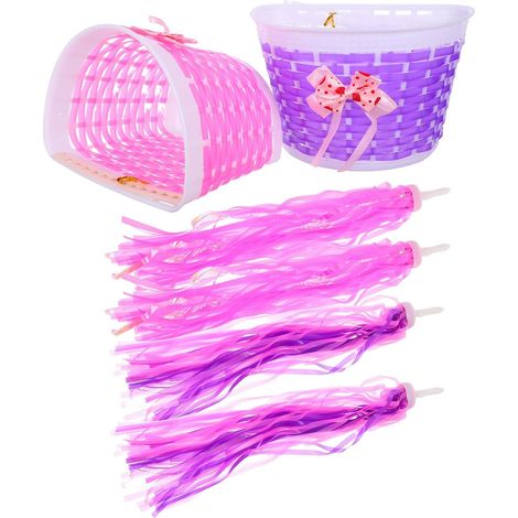 Panier Décoratif pour Vélo et Trottinette Garçon et Filles, 6 Pièces (1/5)