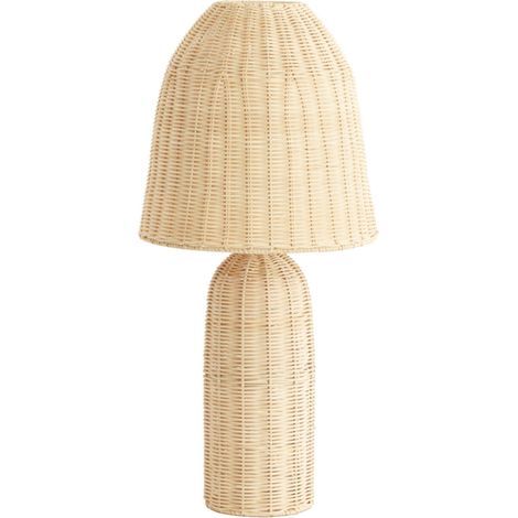 Light & Living - lampada da tavolo - Mandor - naturale - rattan -