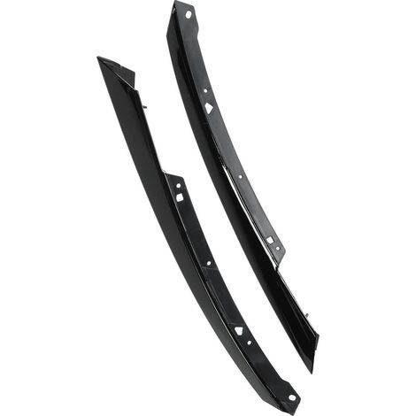 Paire de garnitures de phares 71129TEDT01 pour Civic LX SE Sport Hatchback 2017-2021, noir brillant, moulures de projecteurs (1/5)