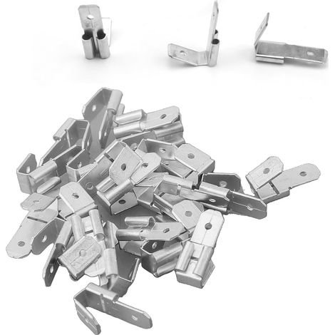 80 Pièces Cosses à Sertir Double Femelle - 6,3mm cosse electrique (1/5)