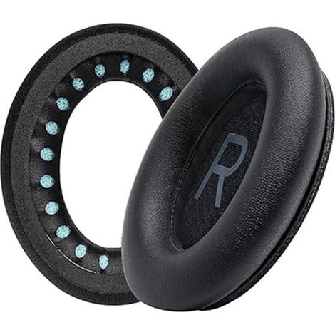 CulinaX ® -Coussinets améliorés pour écouteurs Bose QC45 et SE (QuietComfort 45) Cuir Souple, Mousse à mémoire de Forme (1/5)
