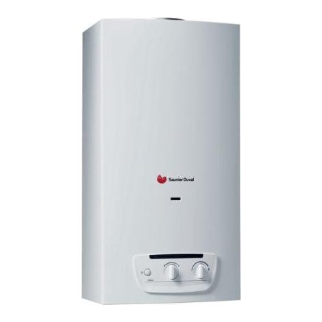 Saunier Duval – Chauffe-eau gaz instantané OPALIA C11G CYCLO Bas NOx – Mural – Débit 11 l/min – Efficacité énergétique A – Gaz naturel (1/2)