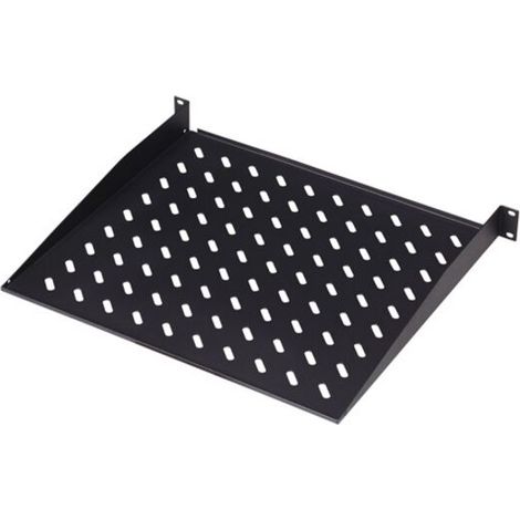 Digitus Ripiano mensola in acciaio colore nero per armadi da 19 Universali prof.250 mm