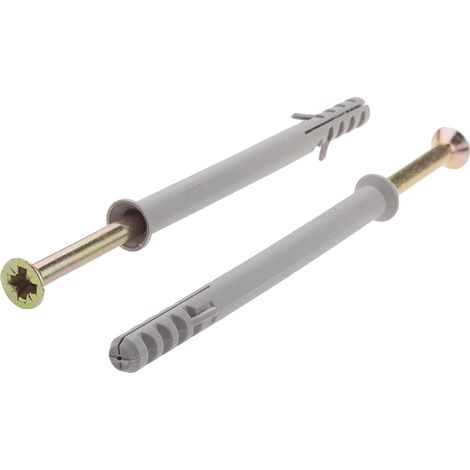 Chevilles à frapper RS PRO Nylon, diamètre des trous de fixation 10mm, longueur 120mm ( Prix pour Boîte de 20 )