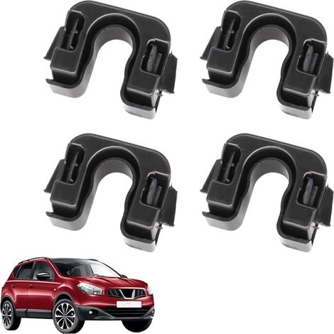 Regalclip für Focus MK3 015532109E – Schwarz – hintere Montagehalterungen, kompatibel mit Fiesta Focus B-Max C-Max 1539663