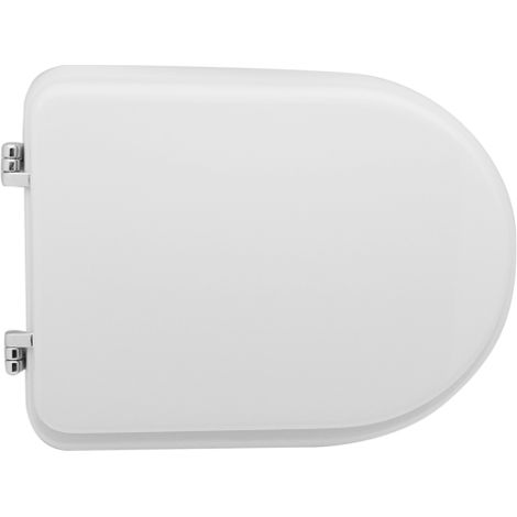 Abattant WC pour WC Althea Melrose Abattant WC blanc 45x34 cm en bois stabilise' moule' en polyester avec charnie'res fixes