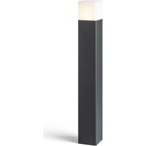 Lampada da terra CLYDE 60 paletto grigio antracite  230V E27 28W IP44