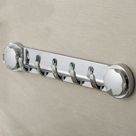 5 crochets ventouse support mural aspirateur ABS ventouse porte-serviettes salle de bain articles divers crochet de rangement salle de bain organisateur (1/4)
