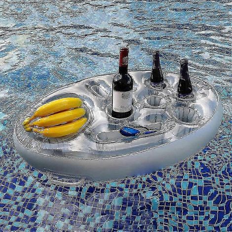 Table flottante gonflable de luxe — Le choix idéal pour se détendre au bord de la piscine et prendre un verre (1/5)