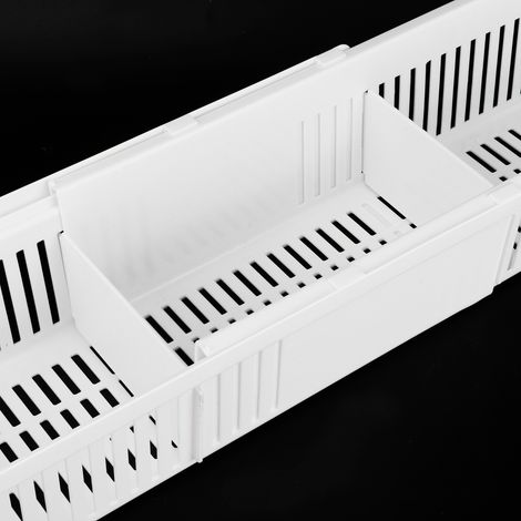 Étagère de rangement rétractable pour baignoire, panier de rangement pour jouets de bain et accessoires de salle de bain (1/5)