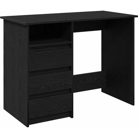 Maison Exclusive - Scrivania Nera 102x50x75 cm in Legno Multistrato