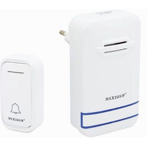 Trade Shop - CAMPANELLO WIRELESS OHNE FILI SPINA INCORPORATOR WIFI INDICATOR LED CAMP-03 MAXTECH - (1/4)