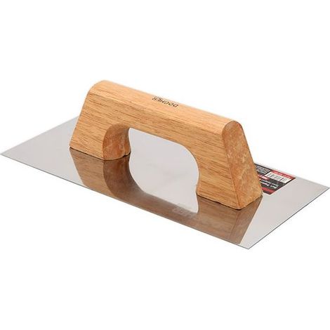 Truelle droite. Trapèze en acier inoxydable 300x140-150 886-004