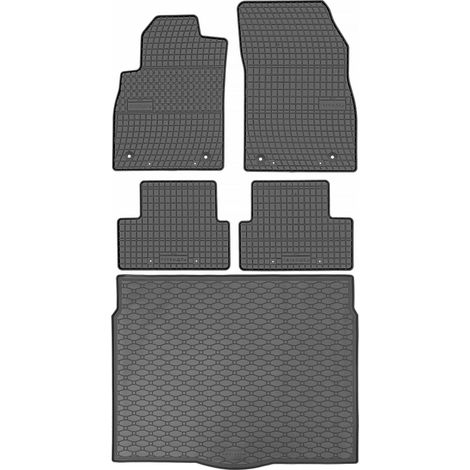 Juego de alfombrillas de goma para coche y maletero para Opel Astra IV J Hatchback (2010-2016).