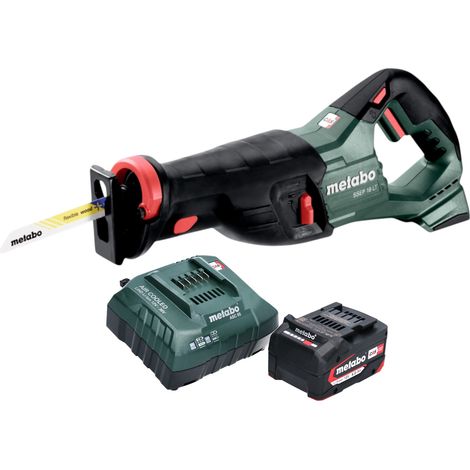 Sega a gattoparo a batteria Metabo SSEP 18 LT 18 V 32 mm + 1 batteria 4,0 Ah + caricabatteria