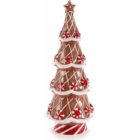 Albero di Natale da Tavolo in Ceramica - Altezza 32 cm - Idea Regalo (1/2)