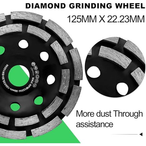 Protective Cover for Angle Grinders 115 mm / 125 mm + Concrete Grinding Diamond 125 mm (1/2)