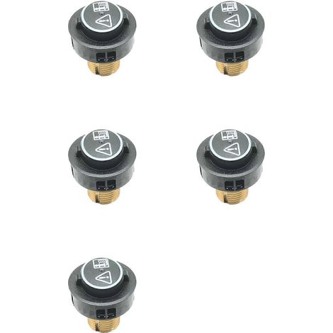 5X Bouchon de réservoir de nettoyeur vapeur de rechange pour aspirateur Karcher SC4 SC5, soupape de sécurité, couvercle de chaudière, pièces 4.580-760.0 (1/5)