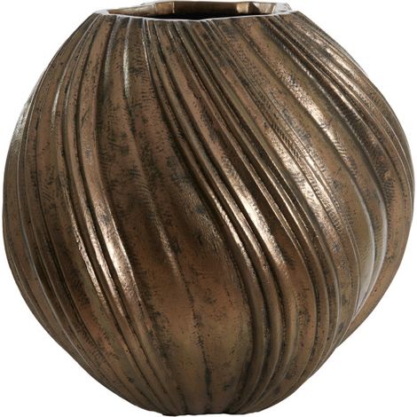 Jarrón color bronce de piedra robusto Light & Living Yatung (1/4)