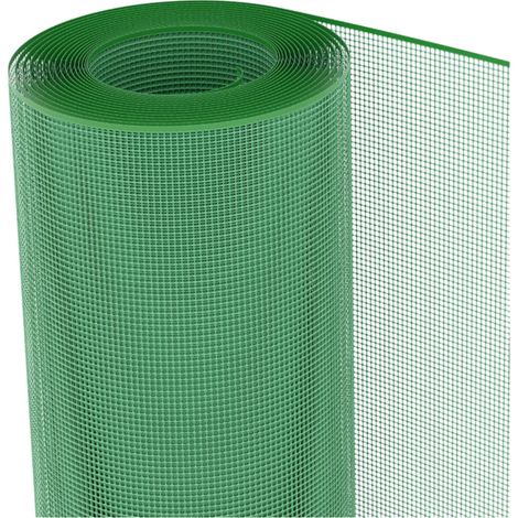 Rete plastica VERDE maglia cm 0,5x0,5 m 1x10