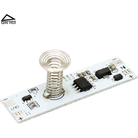 Kondensator-Schrankleuchte mit stufenloser Dimmung, multifunktionalem Smart-Modul, Touch-Dimmschalter, stufenloser Dimmung von Intensität und Helligkeit. (1/4)
