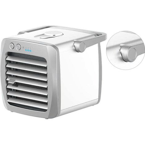 Climatiseur portable mini rafraîchisseur d'air USB pour chambre, bureau ou bureau